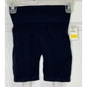 INTIMATE CO LLC Black Shorts Body Shaper Shapewear Size S/M Nylon Spandex